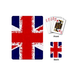 Union Jack London Flag Uk Playing Cards (mini)  by Celenk