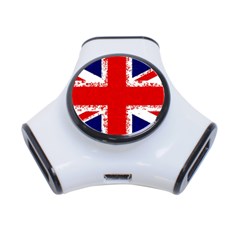 Union Jack London Flag Uk 3-port Usb Hub by Celenk