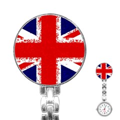 Union Jack London Flag Uk Stainless Steel Nurses Watch by Celenk