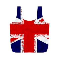 Union Jack London Flag Uk Full Print Recycle Bags (m)  by Celenk