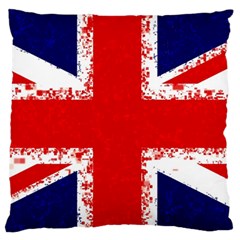 Union Jack London Flag Uk Standard Flano Cushion Case (one Side) by Celenk