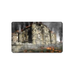 Castle Ruin Attack Destruction Magnet (name Card) by Celenk