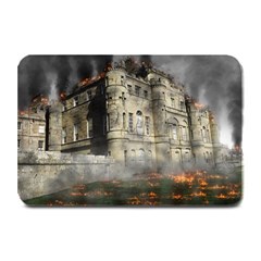 Castle Ruin Attack Destruction Plate Mats by Celenk