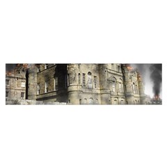 Castle Ruin Attack Destruction Satin Scarf (oblong) by Celenk