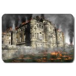 Castle Ruin Attack Destruction Large Doormat  30 x20  Door Mat