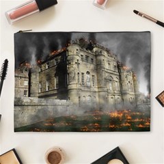 Castle Ruin Attack Destruction Cosmetic Bag (xl) by Celenk