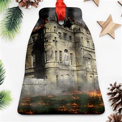 Castle Ruin Attack Destruction Bell Ornament (two Sides) by Celenk