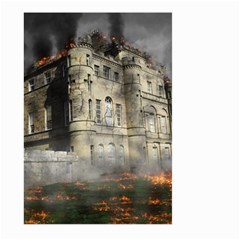 Castle Ruin Attack Destruction Large Garden Flag (two Sides) by Celenk