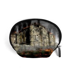 Castle Ruin Attack Destruction Accessory Pouches (small)  by Celenk