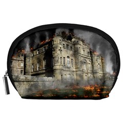 Castle Ruin Attack Destruction Accessory Pouches (large)  by Celenk