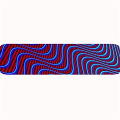 Wave Pattern Background Curves Large Bar Mats by Celenk