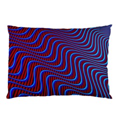 Wave Pattern Background Curves Pillow Case by Celenk