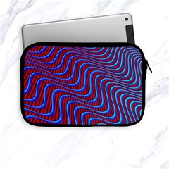 Wave Pattern Background Curves Apple Ipad Mini Zipper Cases by Celenk