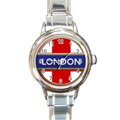 London England Round Italian Charm Watch by Celenk