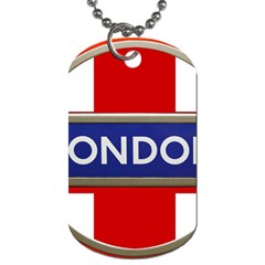 London England Dog Tag (one Side) by Celenk