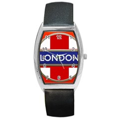 London England Barrel Style Metal Watch by Celenk