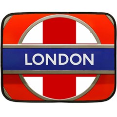 London England Fleece Blanket (mini) by Celenk