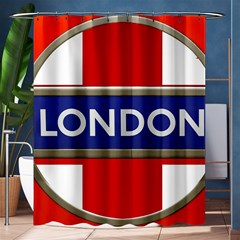 London England Shower Curtain 60  X 72  (medium)  by Celenk