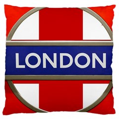 London England Large Cushion Case (two Sides) by Celenk