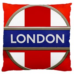 London England Large Flano Cushion Case (one Side) by Celenk