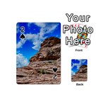 Mountain Canyon Landscape Nature Playing Cards 54 (Mini)  Front - Spade2