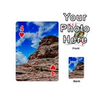 Mountain Canyon Landscape Nature Playing Cards 54 (Mini)  Front - Heart4