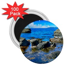 Shoreline Sea Coast Beach Ocean 2 25  Magnets (100 Pack)  by Celenk