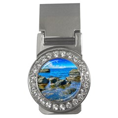 Shoreline Sea Coast Beach Ocean Money Clips (cz)  by Celenk