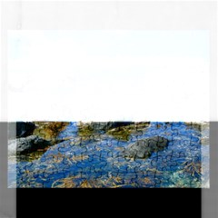 Shoreline Sea Coast Beach Ocean Rectangular Jigsaw Puzzl by Celenk