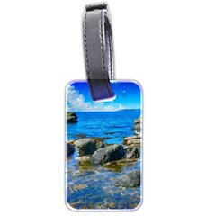 Shoreline Sea Coast Beach Ocean Luggage Tags (two Sides)