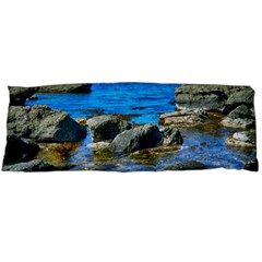 Shoreline Sea Coast Beach Ocean Body Pillow Case (dakimakura) by Celenk