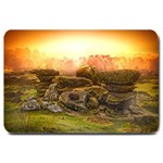 Rocks Outcrop Landscape Formation Large Doormat  30 x20  Door Mat