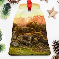 Rocks Outcrop Landscape Formation Bell Ornament (two Sides) by Celenk