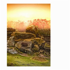 Rocks Outcrop Landscape Formation Small Garden Flag (two Sides) by Celenk