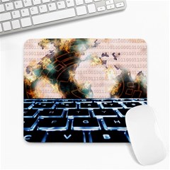 Ransomware Cyber Crime Security Large Mousepads by Celenk