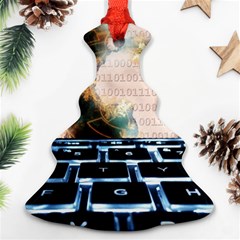 Ransomware Cyber Crime Security Ornament (christmas Tree)  by Celenk