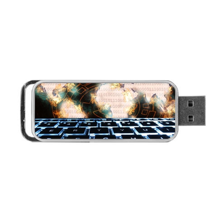 Ransomware Cyber Crime Security Portable USB Flash (Two Sides)