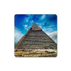 Pyramid Egypt Ancient Giza Square Magnet by Celenk