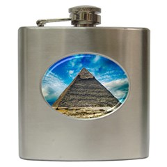 Pyramid Egypt Ancient Giza Hip Flask (6 Oz) by Celenk