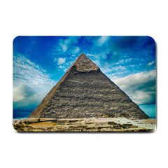 Pyramid Egypt Ancient Giza Small Doormat  by Celenk