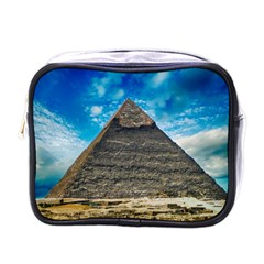 Pyramid Egypt Ancient Giza Mini Toiletries Bags by Celenk