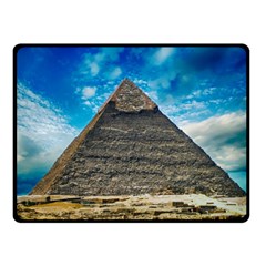 Pyramid Egypt Ancient Giza Double Sided Fleece Blanket (small)  by Celenk