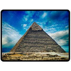 Pyramid Egypt Ancient Giza Double Sided Fleece Blanket (large)  by Celenk