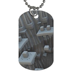 Backdrop Pattern Surface Texture Dog Tag (Two Sides)