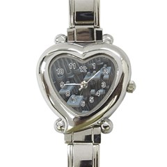 Backdrop Pattern Surface Texture Heart Italian Charm Watch