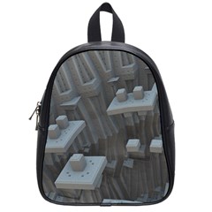 Backdrop Pattern Surface Texture School Bag (Small)