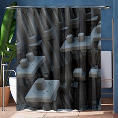 Backdrop Pattern Surface Texture Shower Curtain 60  x 72  (Medium) 