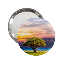 Tree Sea Grass Nature Ocean 2 25  Handbag Mirrors by Celenk