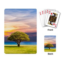 Tree Sea Grass Nature Ocean Playing Card by Celenk