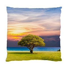 Tree Sea Grass Nature Ocean Standard Cushion Case (two Sides) by Celenk